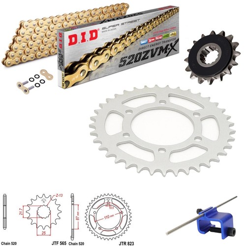 Kit catena pignone - catena, e