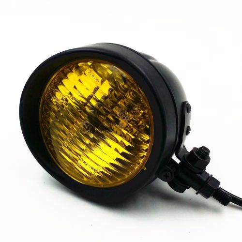Faro proiettore retrò ambra