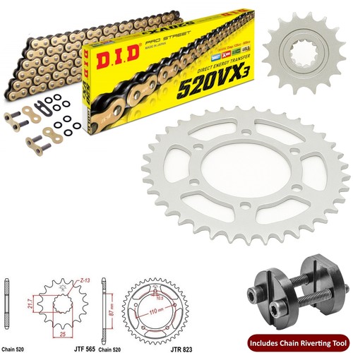 Kit catena pignone - kit,