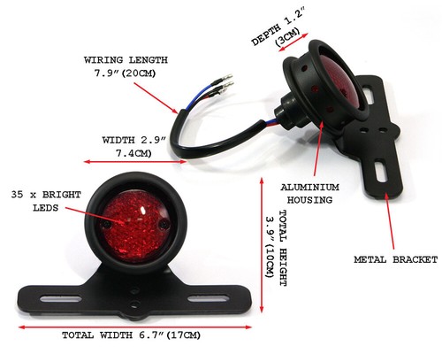 Fanale posteriore stop moto